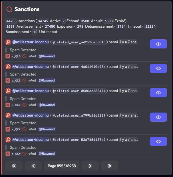 Screenshot der Sanktionssuche